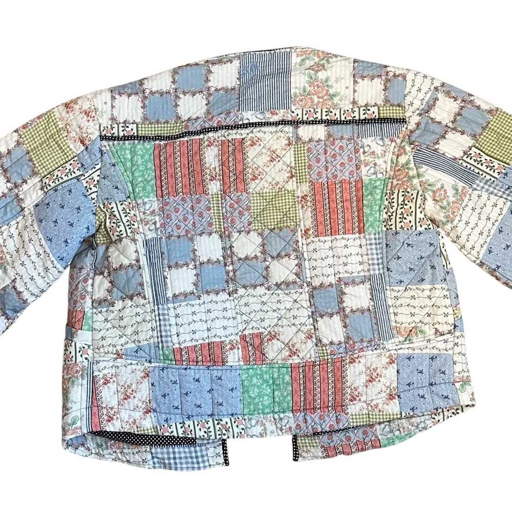 Damson Madder Macy Patchwork Quilted Jacket - Picture 12 of 17